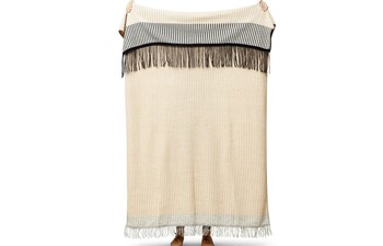 Aymara Decke gemustert mit Streifen, 130x190