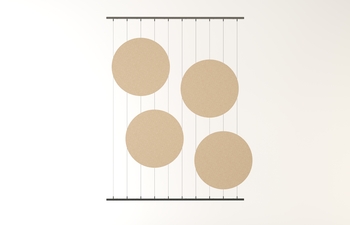 Gespannte Trennwand Helios