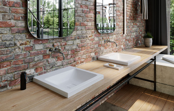 CONO countertop washbasin (height of rim 40mm)