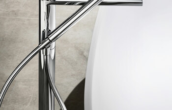 Milano Floor-mount bathtub mixer