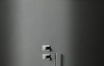 Milano 3/4 built-in thermostatic shower mixer - Double showerhead