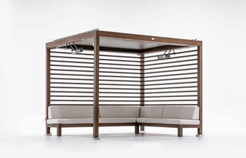 Equinox Cabana mit automatisiertem Lamellendach