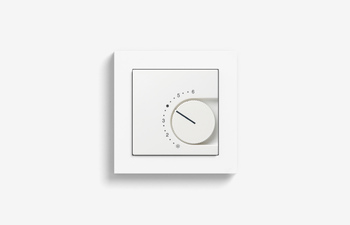 Room temperature controller pure white matt (including E2)