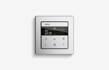 System 3000 Display blind timer, Stainless steel varnished (including E2)