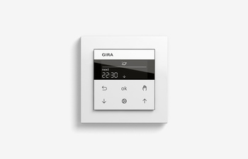 System 3000 Display blind timer, Pure white matt (including E2)