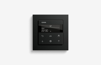 System 3000 Display blind timer, Black matt (including E2)