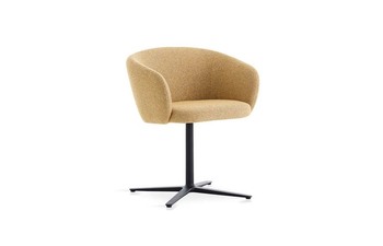 Huma upholstered swivel armchair T071 SP