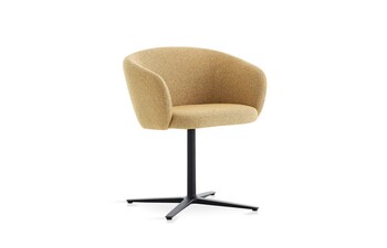 Huma upholstered swivel armchair T071 S