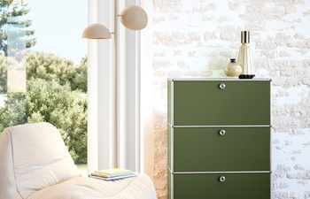 USM Highboard | Olivgrün