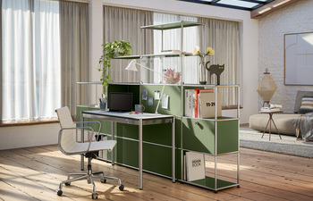 USM Haller Homeoffice | Olivgrün