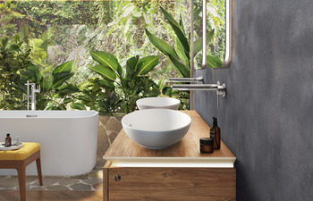 Loop & Friends surface-mounted washbasins
