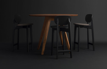 ZENSO BAR – Vollpolstersitz und Holzrücken