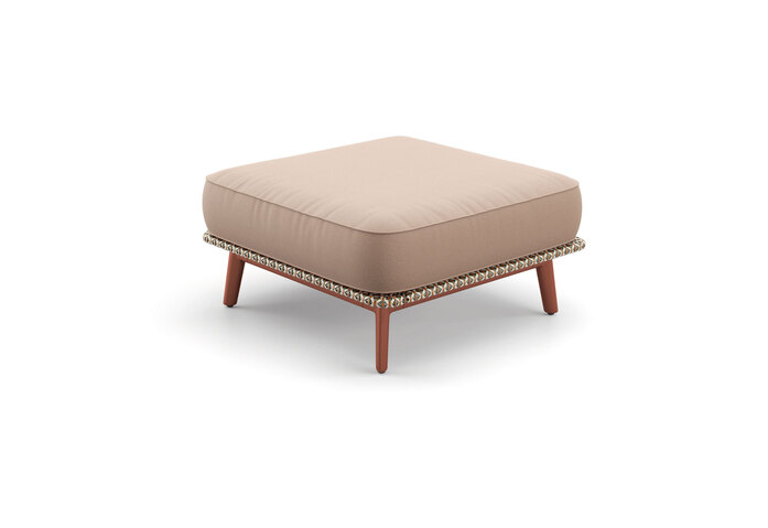 MBARQ Footstool chestnut