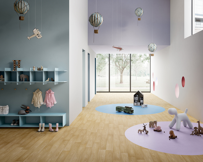 Isafe Monte Carlo American Oak 532 Sabbia Lavender 579 Sabbia Sky Blue 573 ROOM