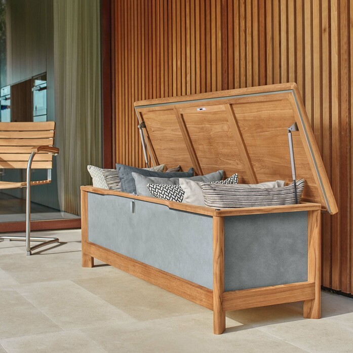 4093 aven chest seat kissentruhe bank teak garpa garten und park 06 ambiente