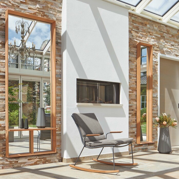 3140 fascino spiegel senkrecht breit mit teakrahmen garpa wintergarten ambiente