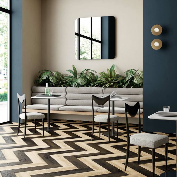 Herringbone Black Jack Oak 22229 Country Oak 54991 room 21615