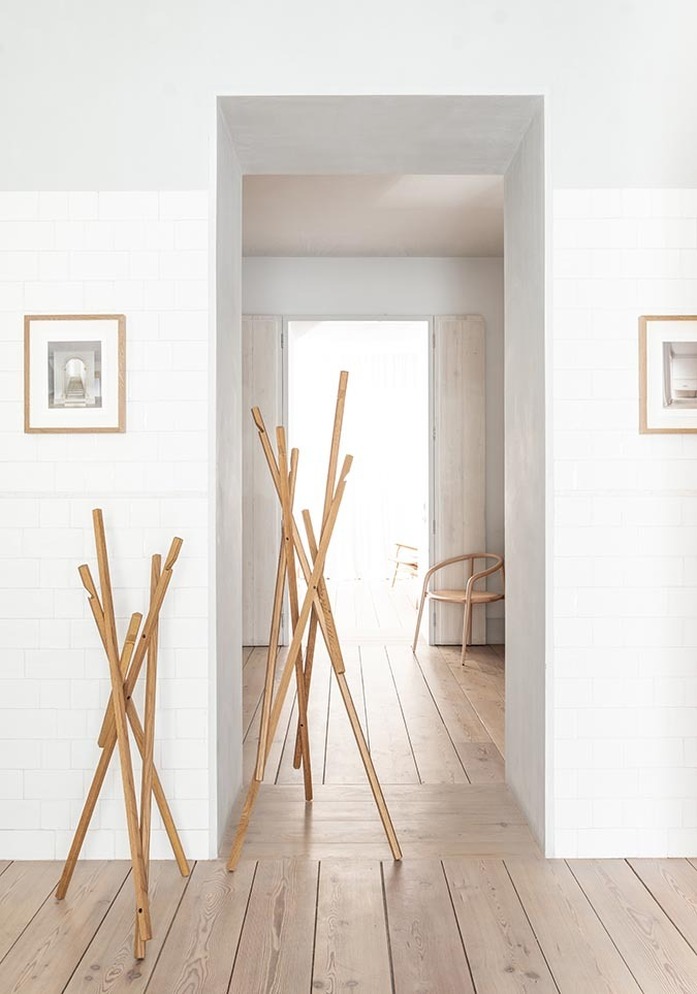 Sticks mini garderobenstaender garderobe eiche schoenbuch 1