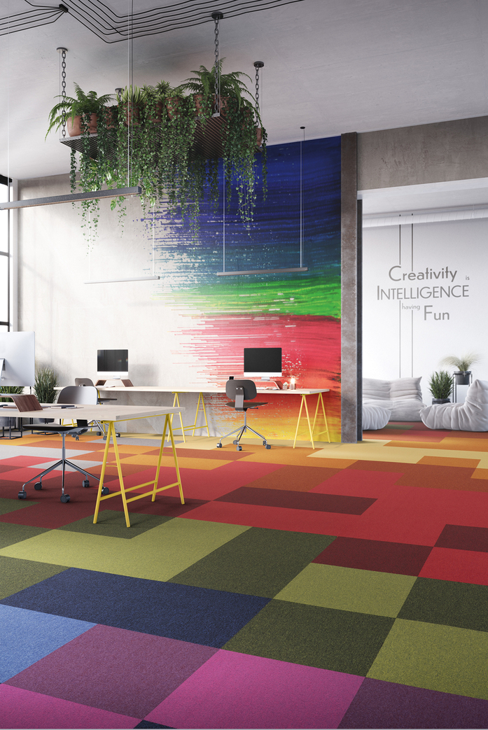 Art Intervention Creative Spark multi colour room 22072