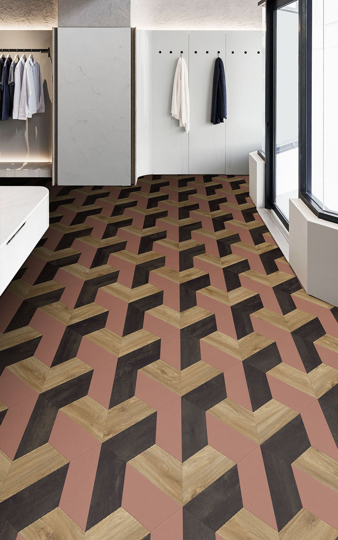 Pattern 289 Studio Moods 3 D Mesh Country Oak 991 Sierra Oak 346 Desert Crayola 562