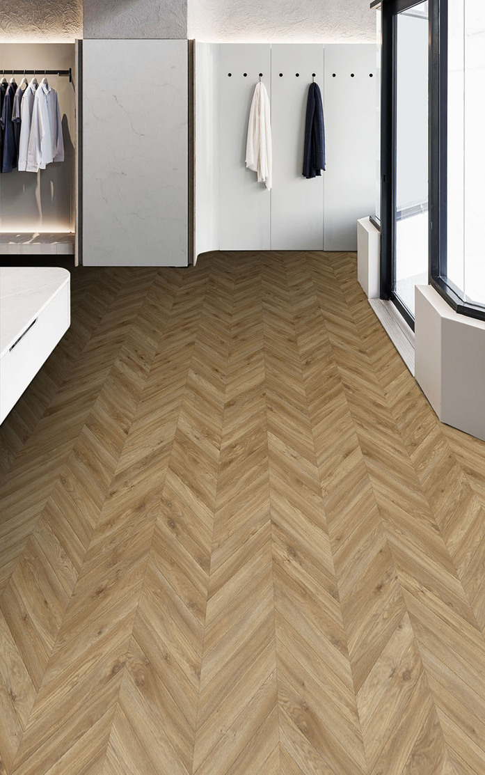 Pattern 304 Studio Moods Chevron Basic Mono Sierra Oak 346
