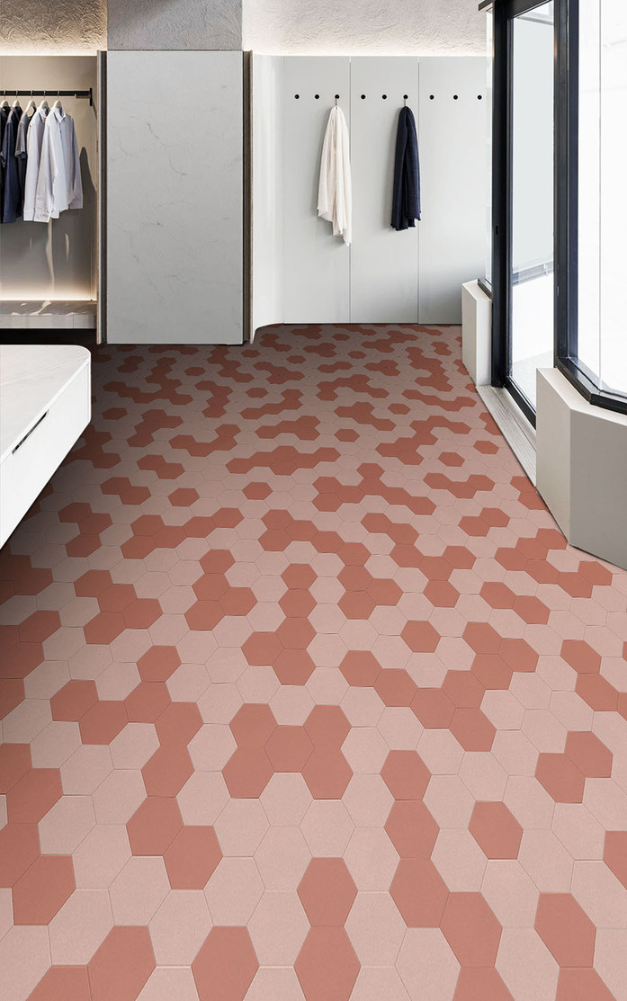 Pattern 340 Studio Moods Hexagon DUO Desert Crayola 562 Desert Crayola 533