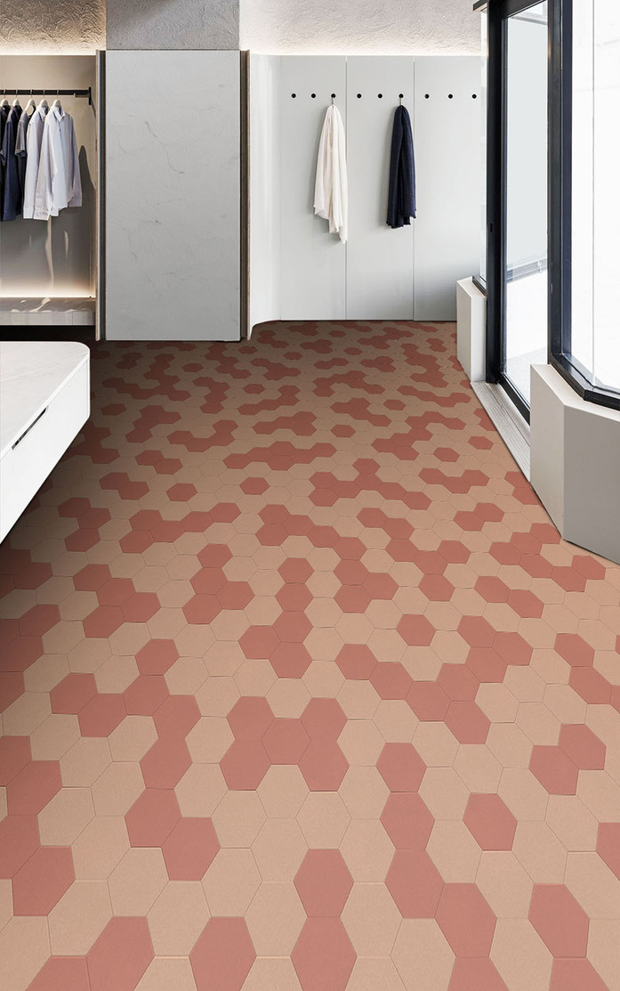 Pattern 341 Studio Moods Hexagon DUO Desert Crayola 562 Desert Crayola 454