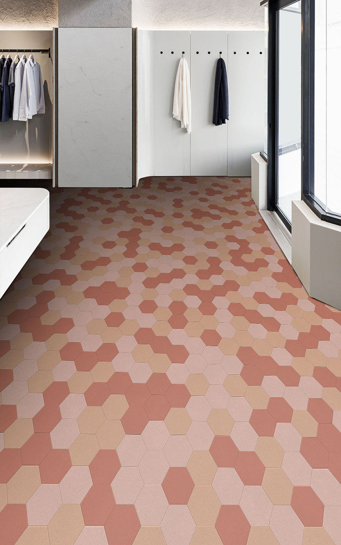 Pattern 347 Studio Moods Hexagon TRIO Desert Crayola 533 Desert Crayola 454 Desert Crayola 562