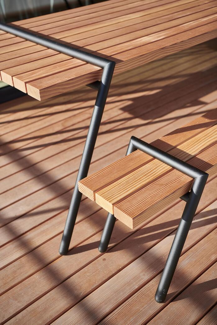 Pur natur decking douglas solid kollin 26x110mm RL 6 50m House on the slope Backnang 2667 x 4000