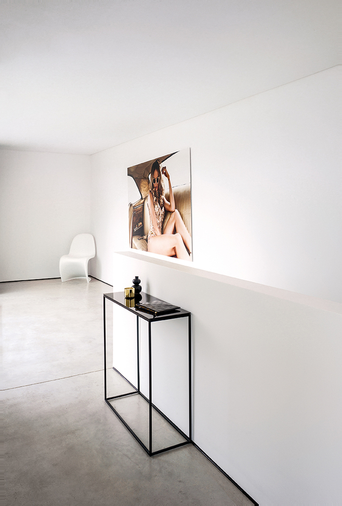 Rack konsoltisch ablage beistelltisch schwarz schoenbuch am 1