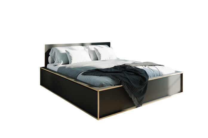 10 spaze bett mit kopfteil holz schwarz 180x200 ohne nachttischablage s Kopie