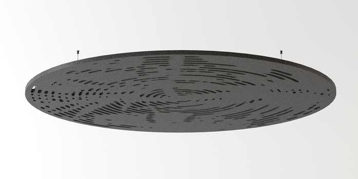 12 Ceiling Panels Jungle charcoal