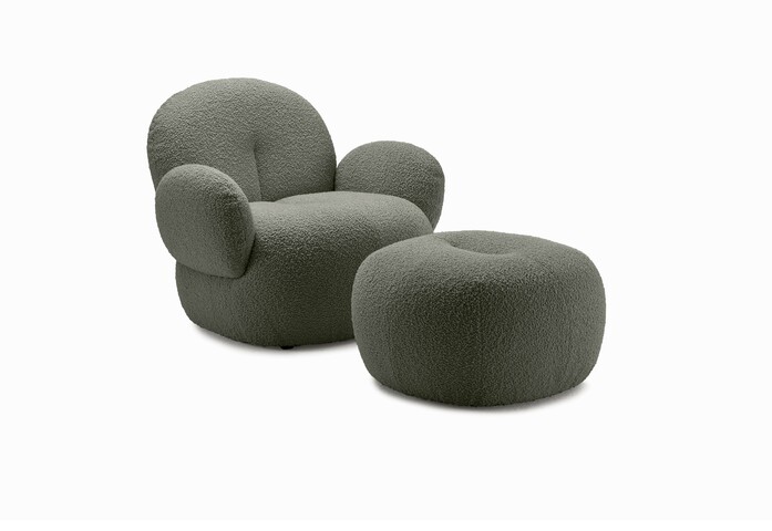 2022 Nana Lounger Pouf Dedar Loden front