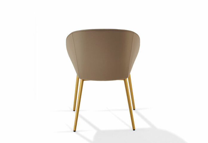 2042 0 15 Dan Metallbeine frontal Von Hinten LI 626 Beine Goldfarben