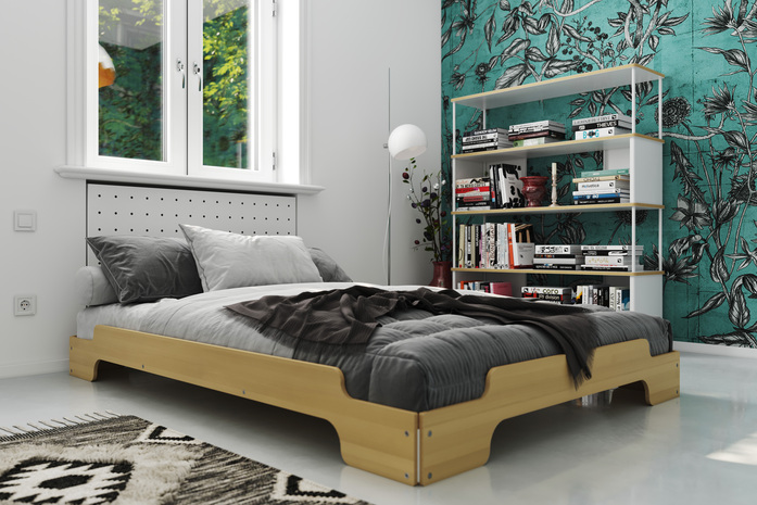 38 stapelliege 32 cam 01 Raumansicht Fokus Bett