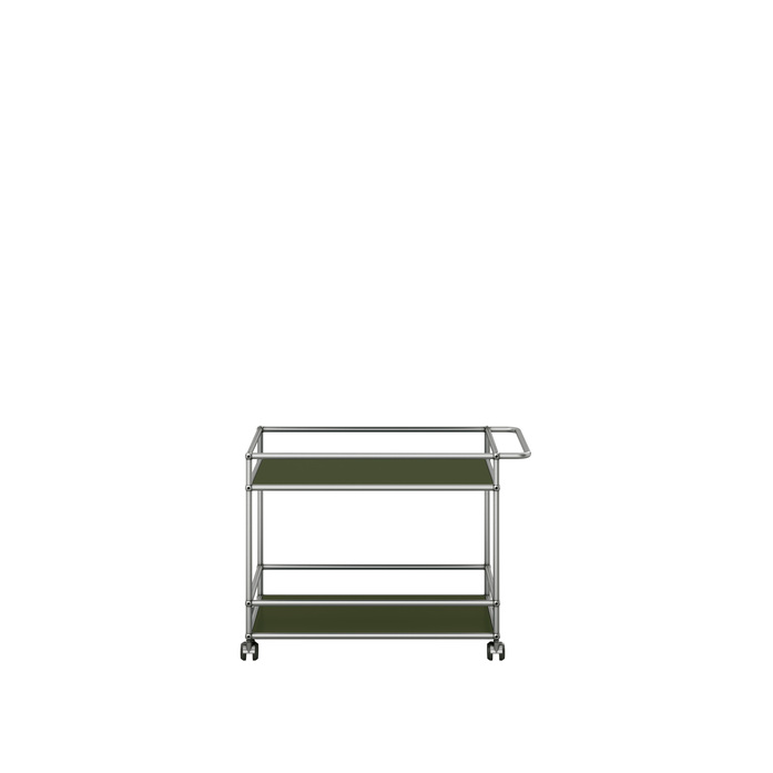 3 USM Olivegreen Servingcart Frontal