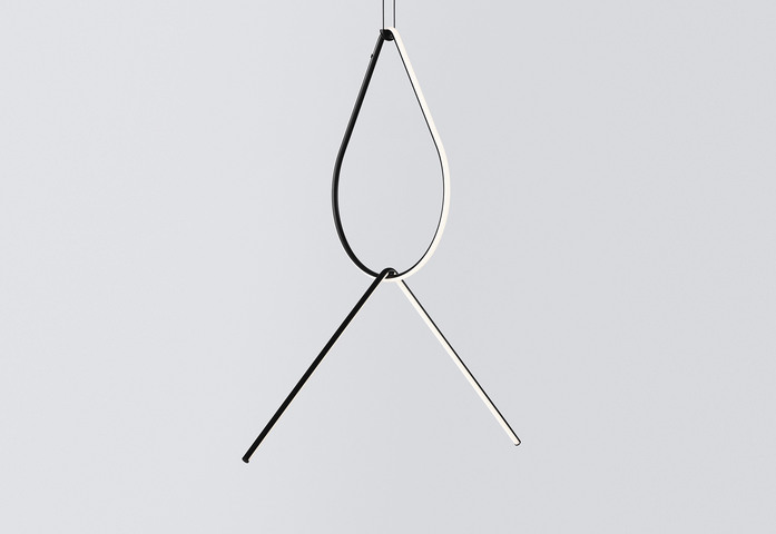 Arrangement drop S broken line