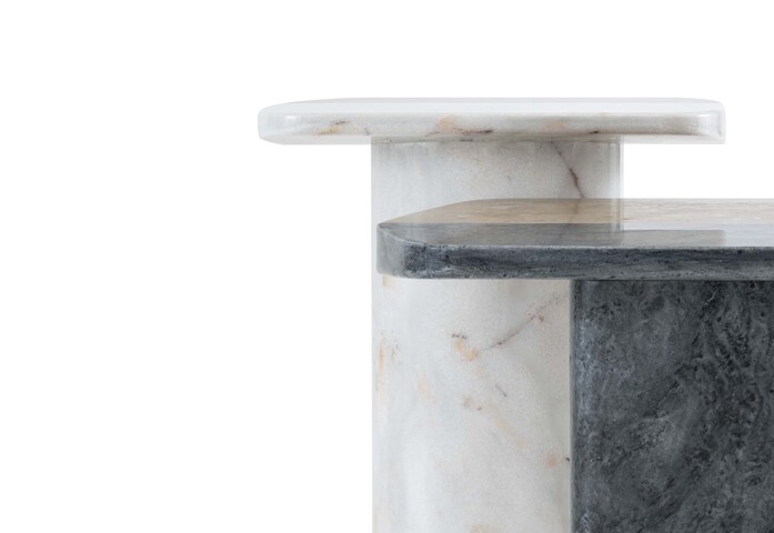 BISCOTTO Beistelltisch MARMOR 1