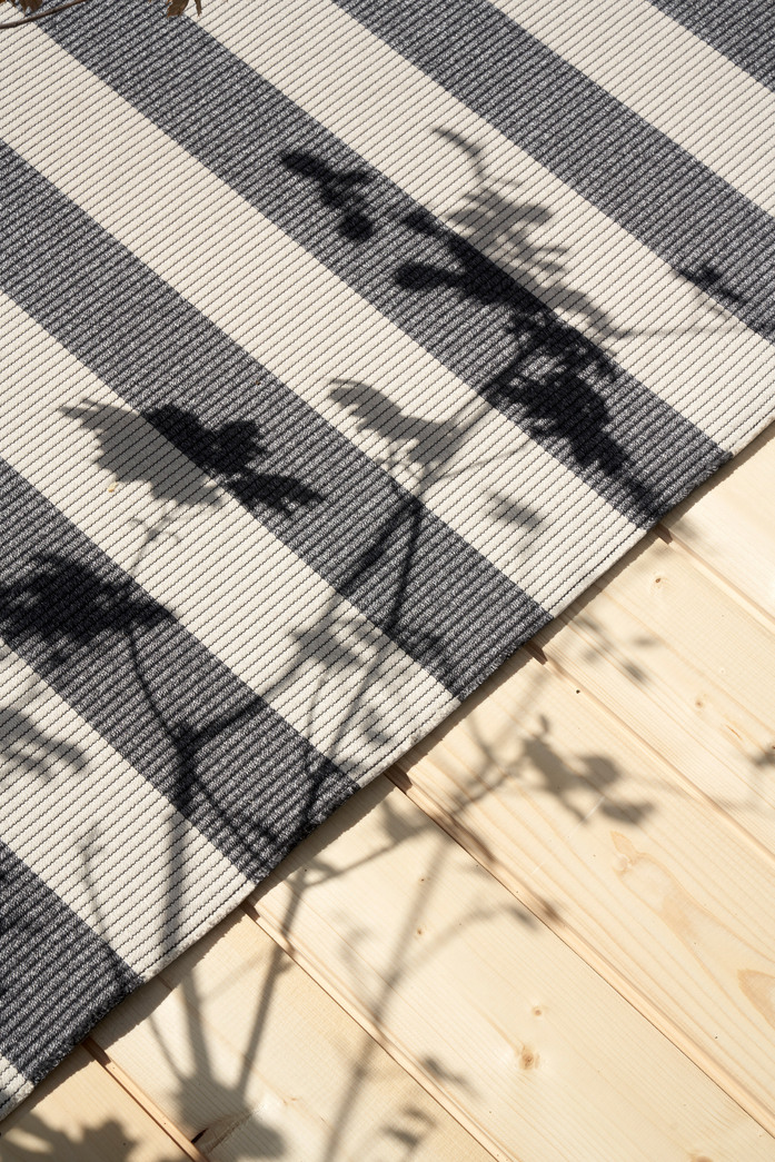 Big Stripe 15420205 melange grey light sand woodnotes