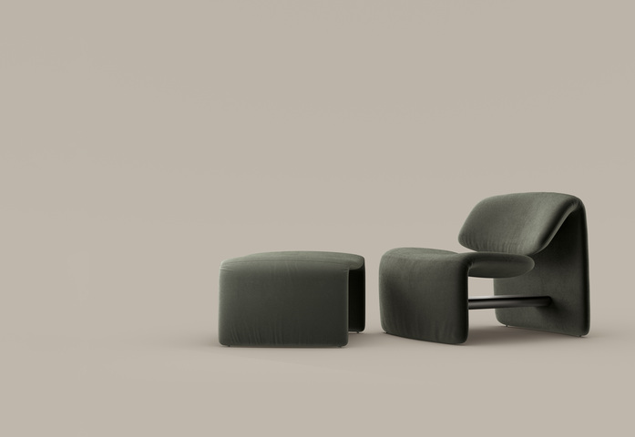 Bonaldo Avant Garde armchair Avant Garde pouf 2