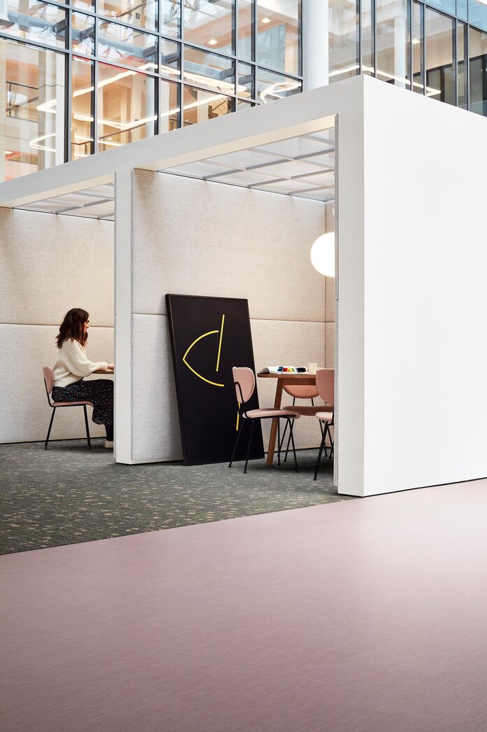 Brushed Lines Blush Ashlar Broome Street Coral Glass ND