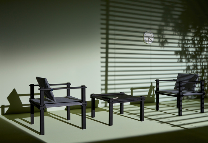 COR Farmer Sessel Tisch Outdoor schwarz s RGB