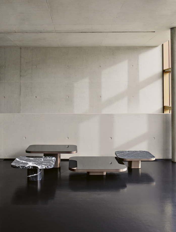 Classi Con bow coffee table no3 marble nero marquina no6 no4 no2 marble nero marquina vt photo hassos