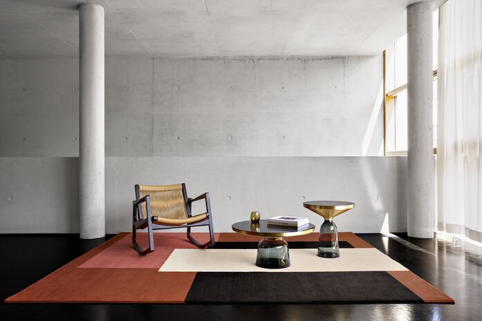 Classi Con cassis rug euvira rocking chair bell coffee table bell side table photo hassos