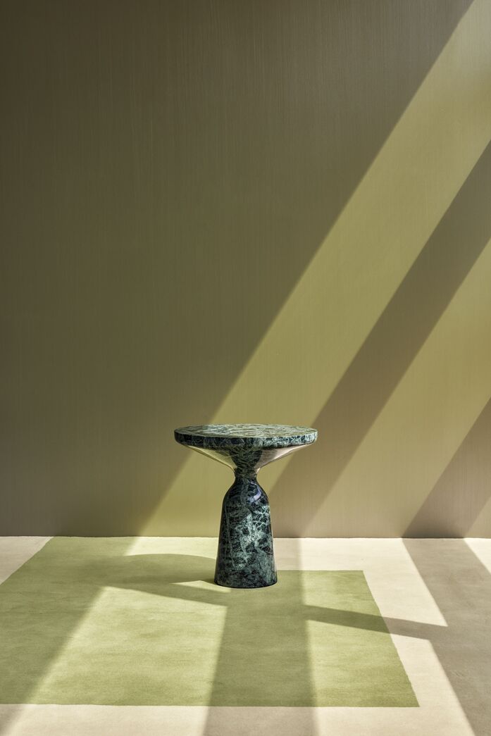 Classi Con kilkenny rug bell side table verde guatemala photo hassos