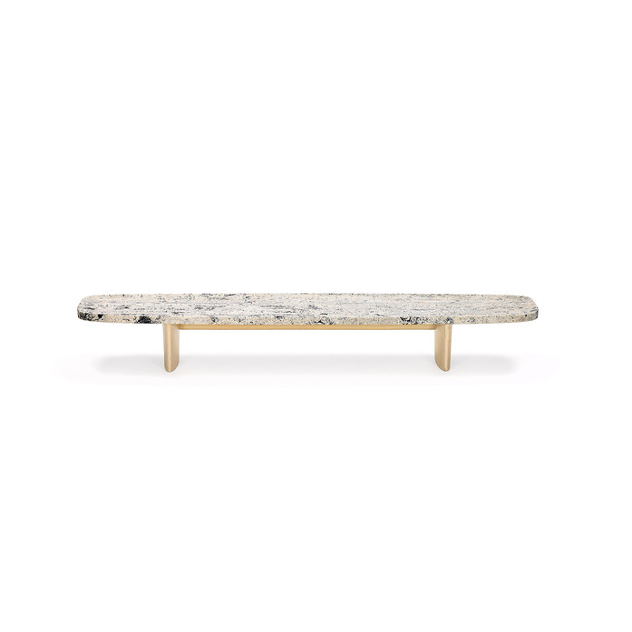 Classi Con materia long table blue stained side