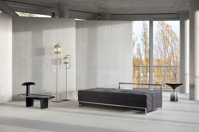 Classi Con materia side table marble forma table lamp lantern light day bed bell side table photo hassos