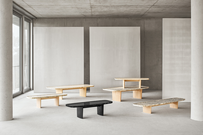 Classi Con materia table series materia side table marble photo hassos
