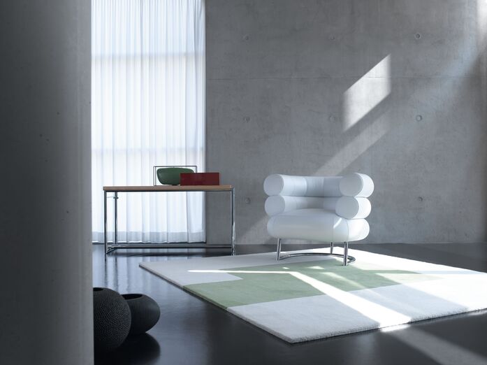 Classi Con menton table kilkenny rug bibendum armchair white photo popinger