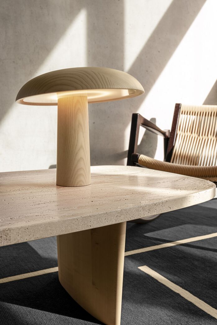 Classi Con monolith rug materia coffee table forma table lamp ash euvira rocking chair vt photo breidt
